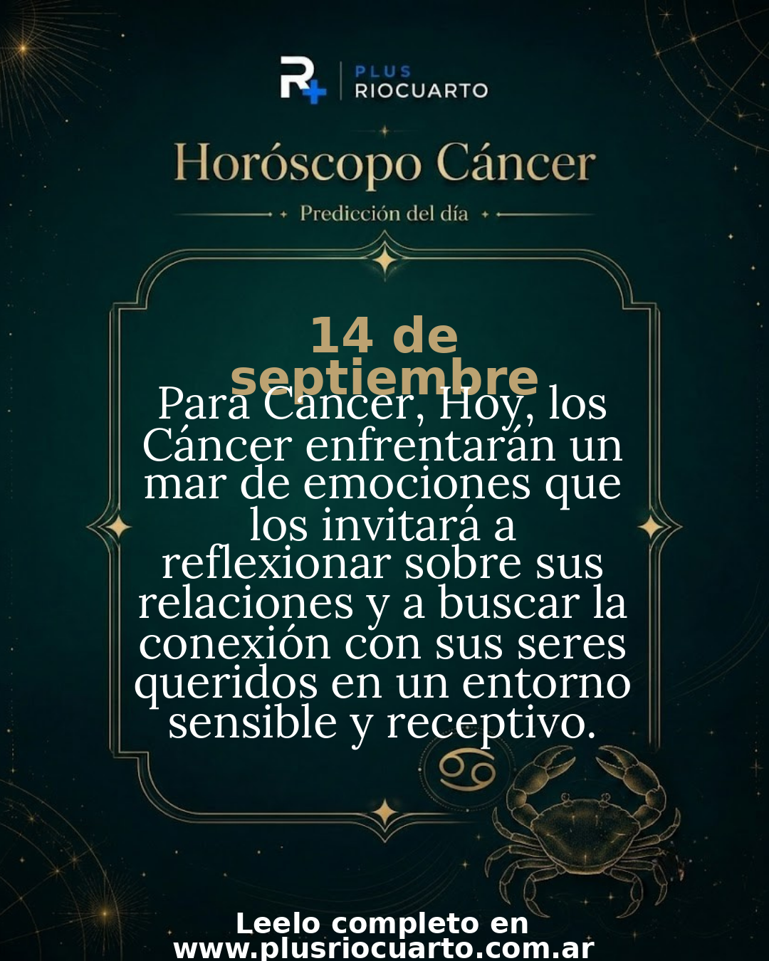Cancer: Un viaje emocional en el día de hoy